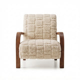 Handcrafted Moroccan Wool Lounge Chair