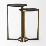 Atticus Hammered Gold Nesting Tables