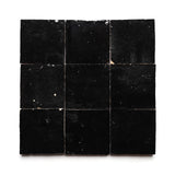 Carbon Black Moroccan Zellige