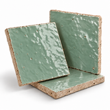 Sage Green Handcrafted Moroccan 4×4 Zellige Tile