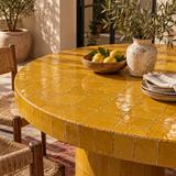 Mustard Yellow Handcrafted Moroccan 4×4 Zellige Tile (Copy)