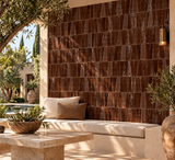 Chocolate Brown Handcrafted Moroccan 1×4 Zellige Tile