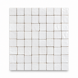 White Handcrafted Moroccan 2×2 Zellige Tile