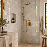 Natural White Handcrafted Moroccan 4×4 Zellige Tile