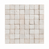 Natural White Handcrafted Moroccan 2×2 Zellige Tile
