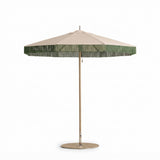 Cream Fringe Patio Umbrella