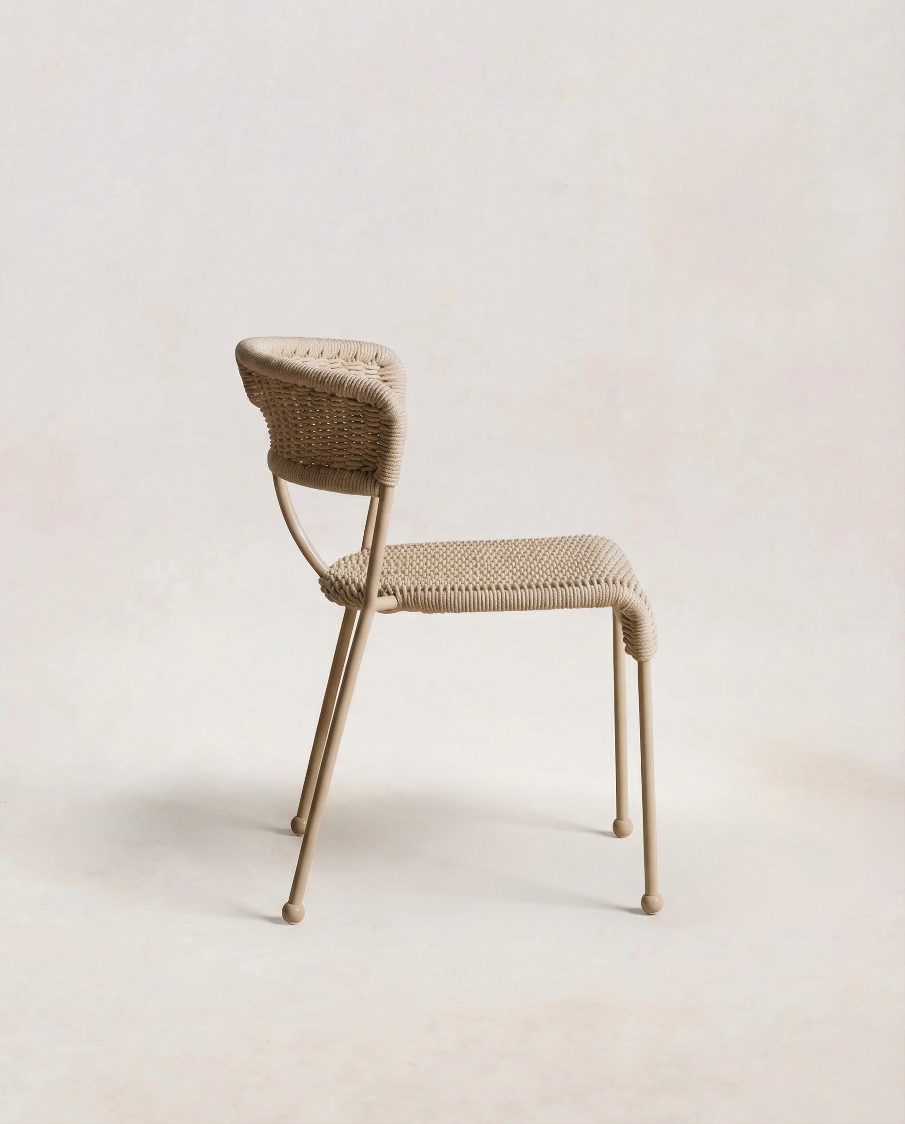 Sand Woven Rope Dining Chair