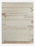 Abstract Earth Tones Modern Rug