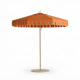 Terracotta Scalloped Patio Umbrella