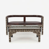 Moroccan Geometric Glass Table