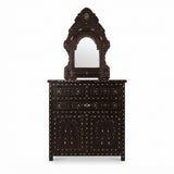 Inlay Dresser & Arched Mirror Set