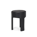 Riya Black Sculptural Stool