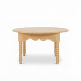 Handcrafted Round Cedar Table