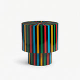 Prismatic Striped Side Table