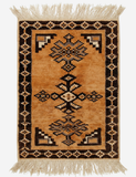 Vintage Amber Moroccan Medallion Rug