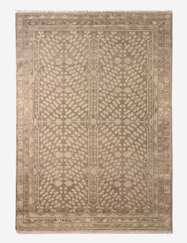 Hand-Woven Tribal Geometric Kilim