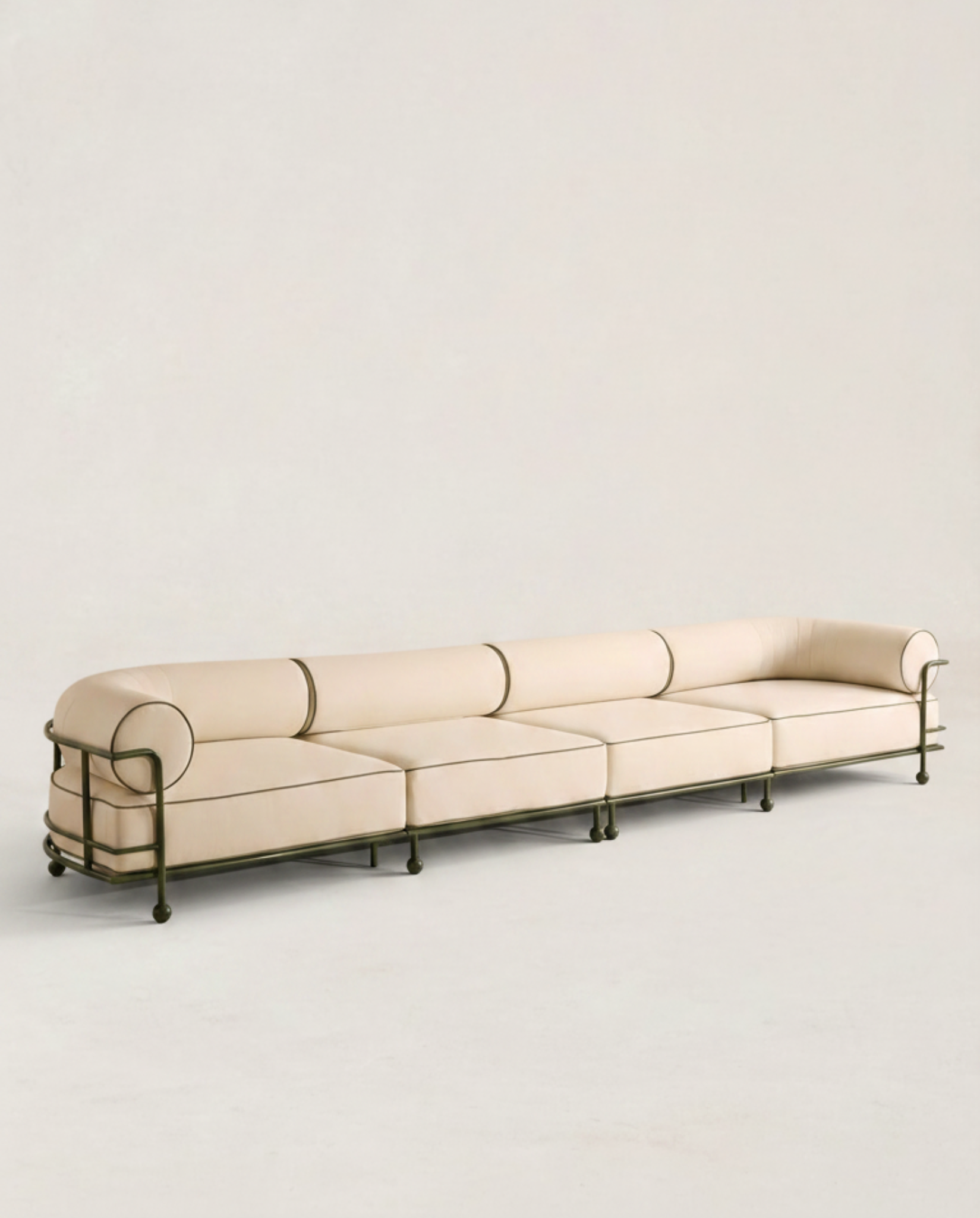 Gaspard Outdoor Sofa – 5 Seat, Off White