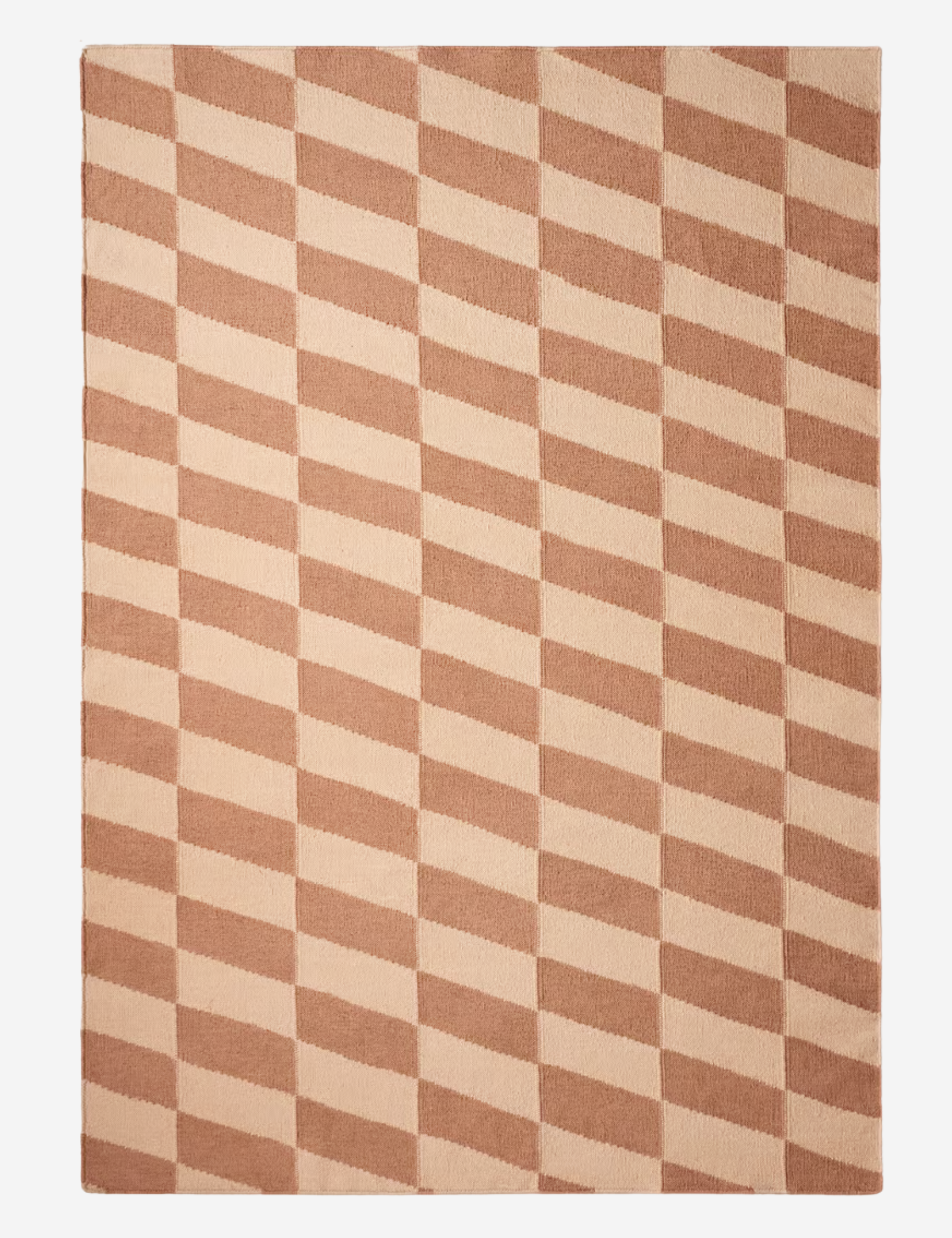 Tonal Beige Geometric Harlequin Rug