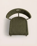 Olive Woven Rope Dining Chair