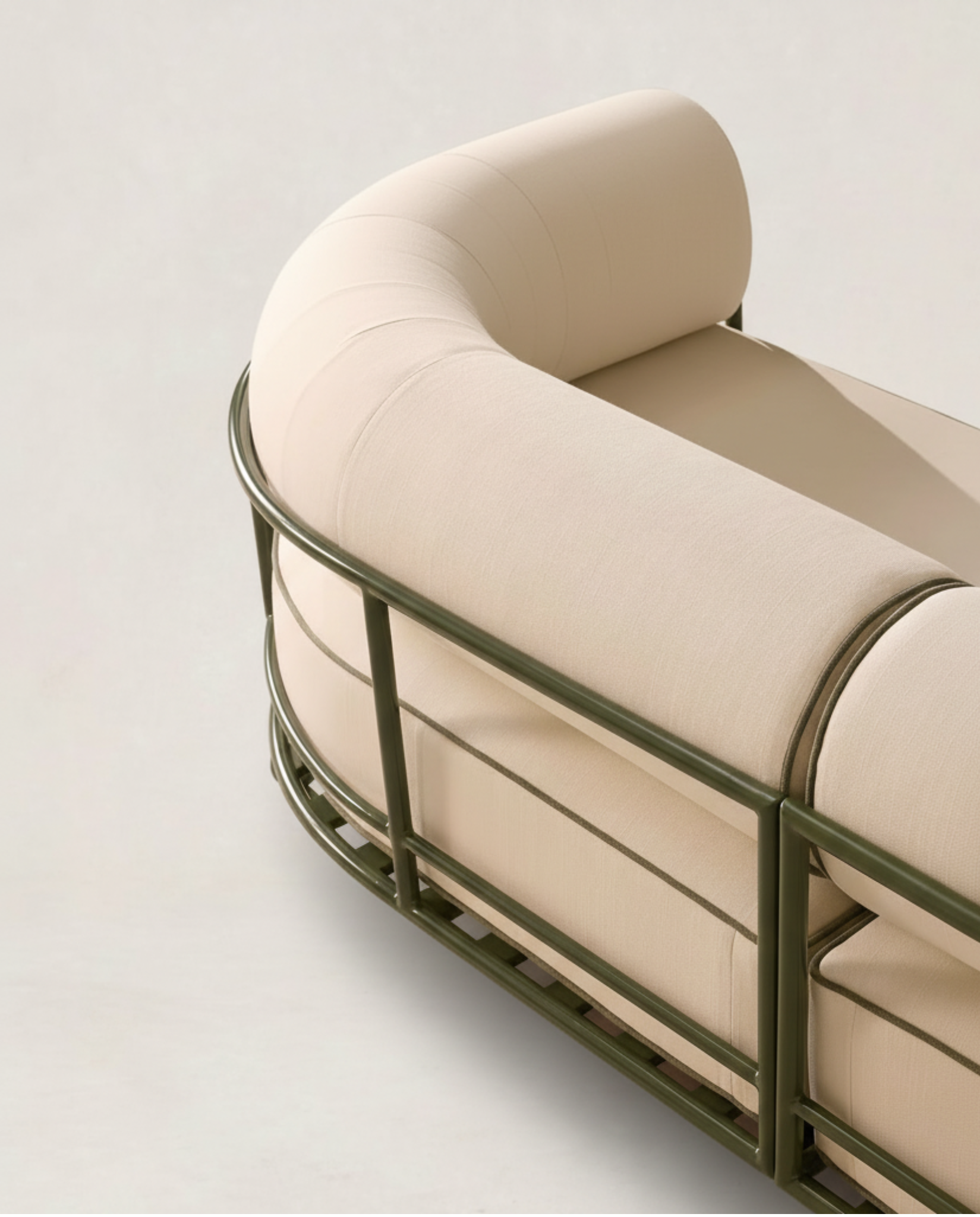 Gaspard Outdoor Sofa – 5 Seat, Off White