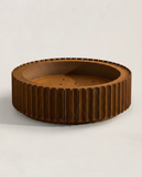 Fluted Iron Circular Fire Pit