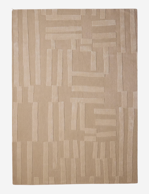Hand-Woven Tribal Geometric Kilim