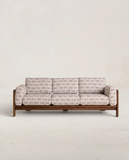 Blue Geometric Outdoor Sofa