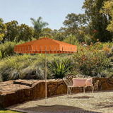 Terracotta Scalloped Patio Umbrella