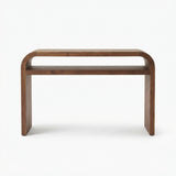 Handcrafted Walnut Storage Desk