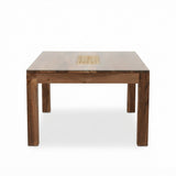 Handcrafted Brass Inlay Table