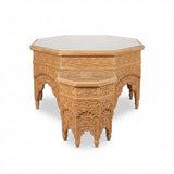 Octagonal Coffee Table Set