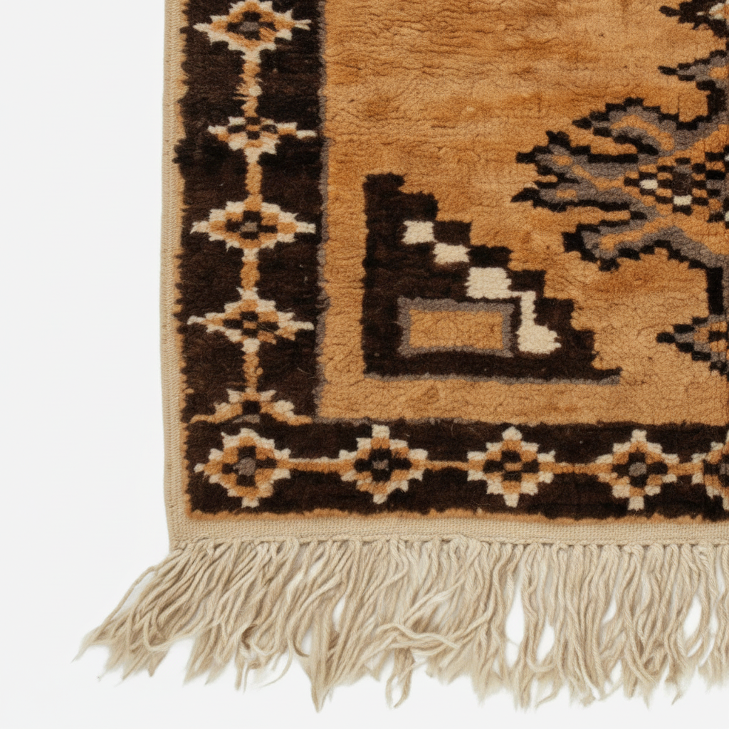 Amber Medallion Rug - Border Detail