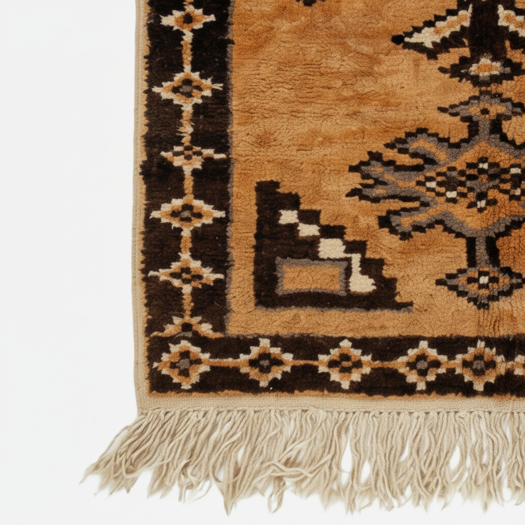 Amber Medallion Rug - Corner Detail