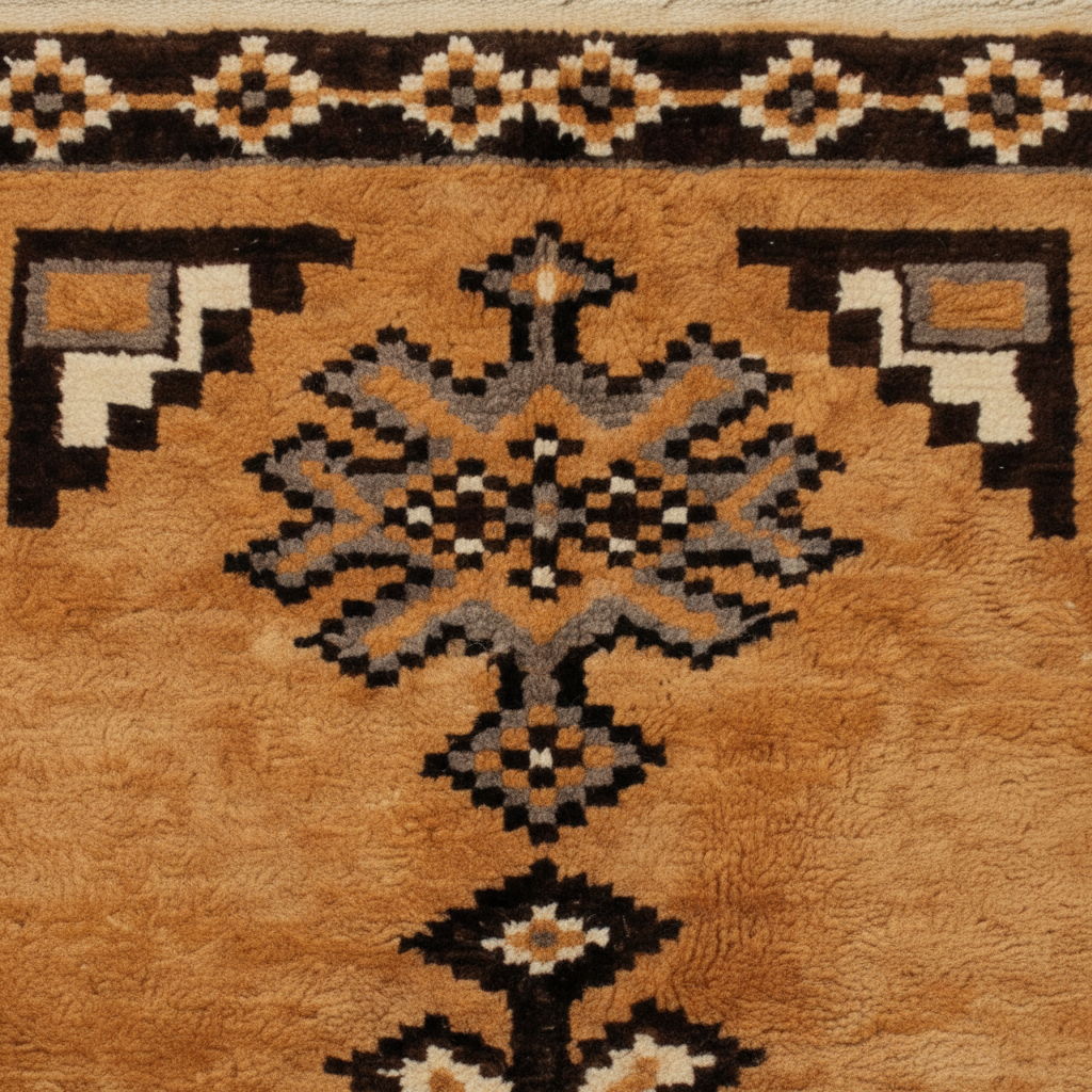 Amber Medallion Rug - Top Medallion