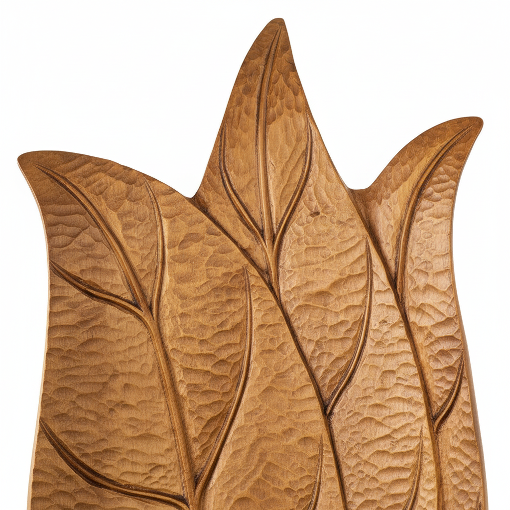 Carved Leaf Detail Zoom