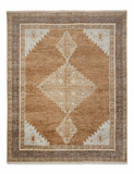 Earth-Toned Medallion Tribal Rug