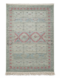 Vintage Teal Moroccan Tribal Rug