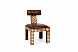 Artisan Inlay Checkerboard Accent Chair
