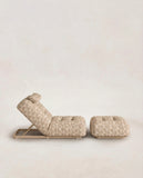 Geometric Jacquard Chaise Lounge