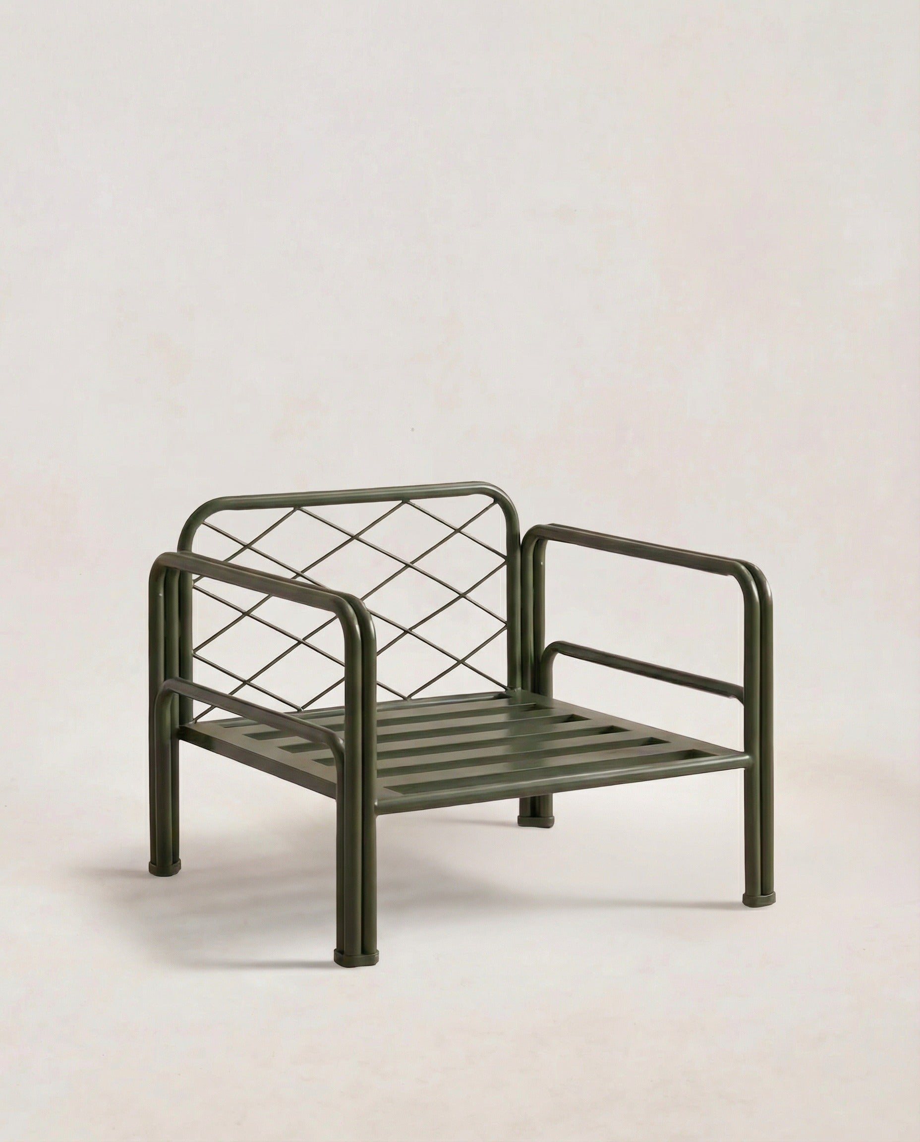 Industrial Frame Canvas Lounge Chair