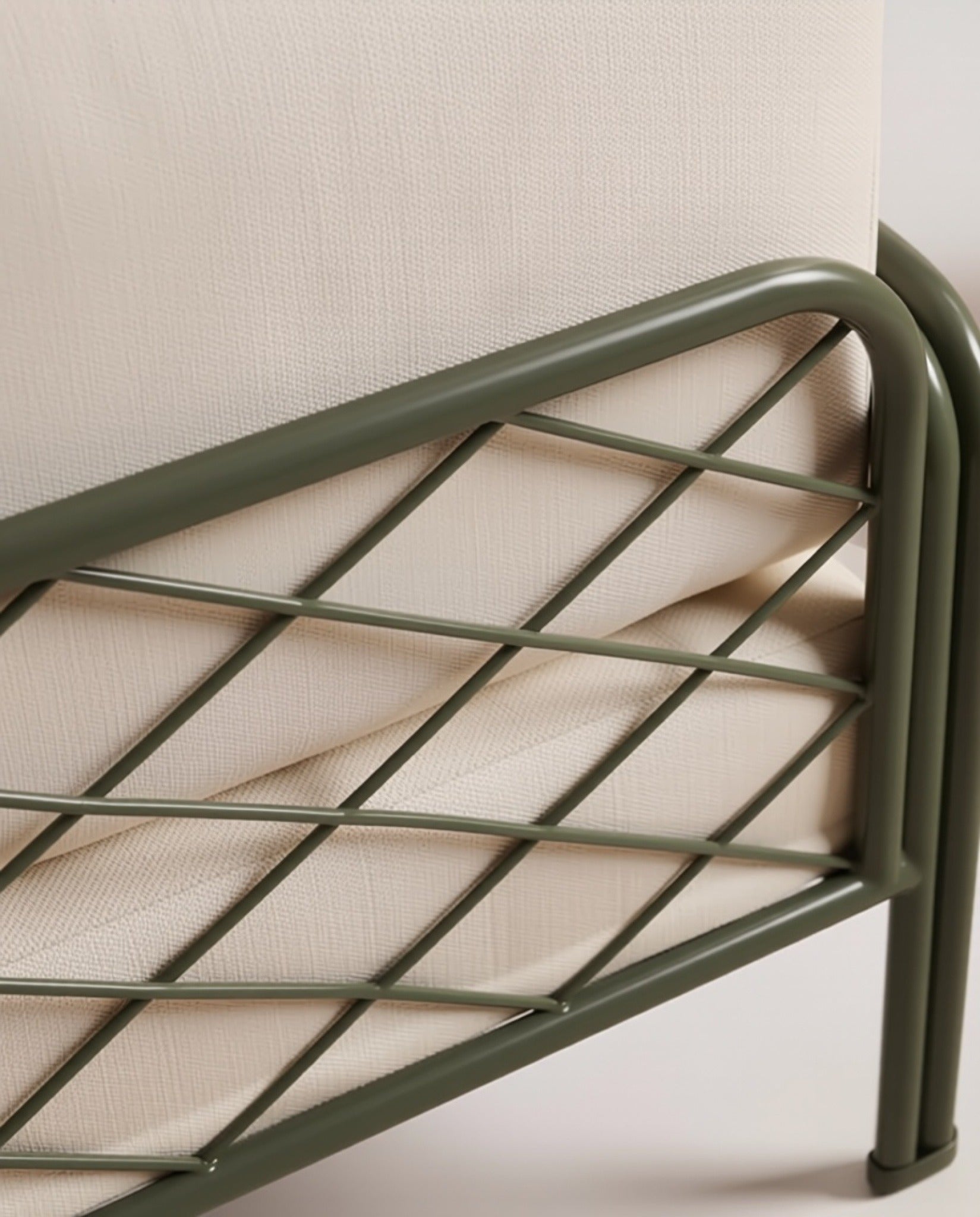 Industrial Frame Canvas Lounge Chair