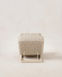 Geometric Jacquard Chaise Lounge