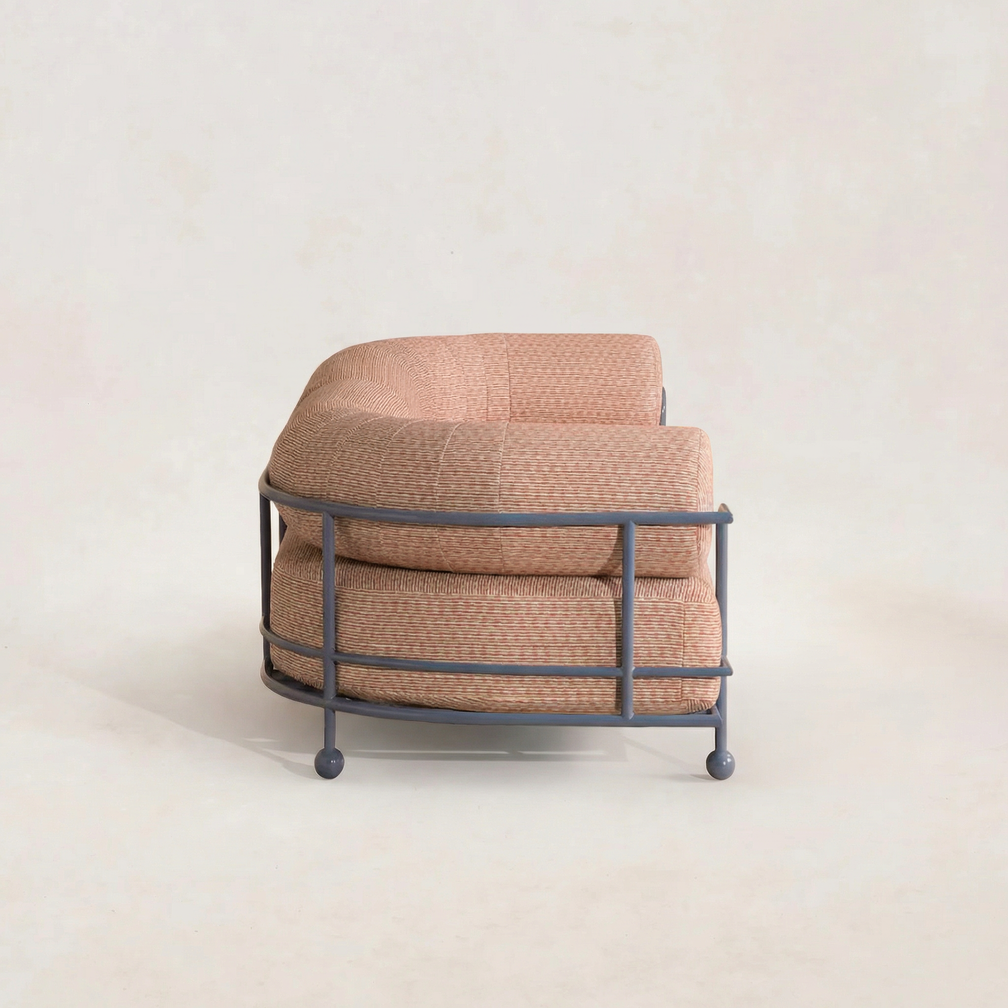 Modern Industrial Bolster Sofa