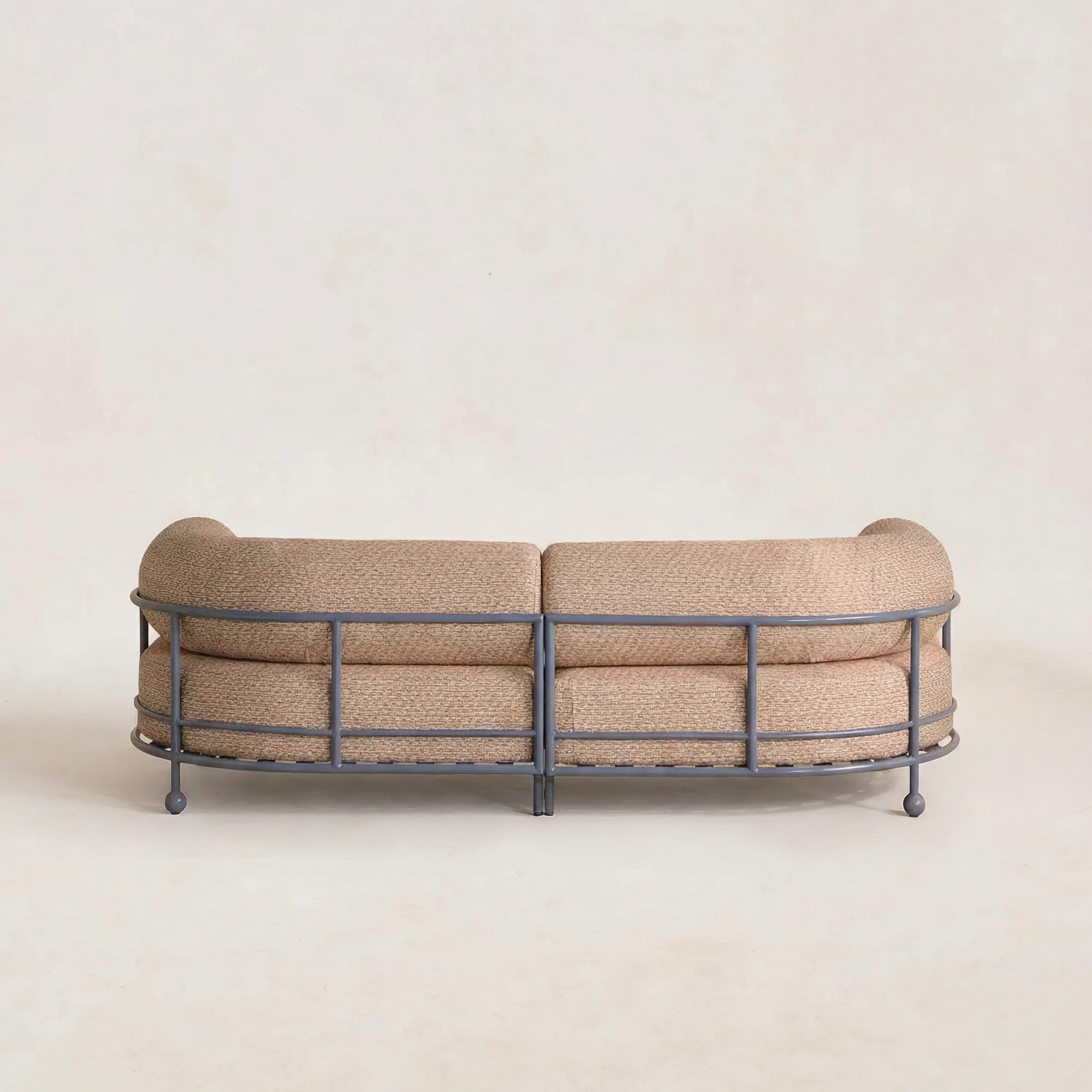 Modern Industrial Bolster Sofa