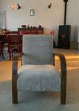 Mid-Century Modern Curved Armchair