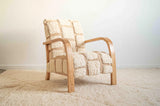 Retro Cognac Leather Danish Style Chairs