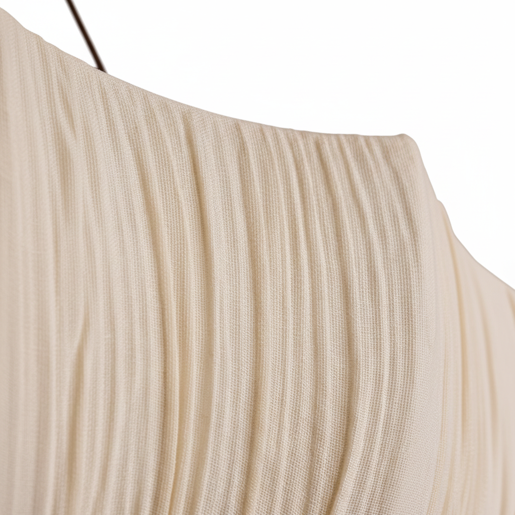 Silk Texture Macro White
