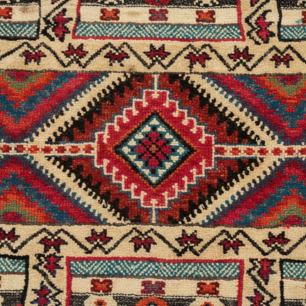Tribal Kilim - Center Medallion