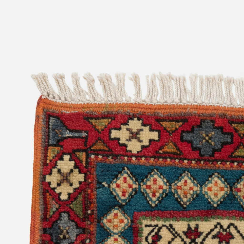 Tribal Kilim - Fringe Detail